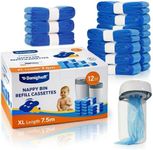 Nappy Bin Refills, 7.5m Extra-Long 