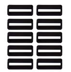 AROA 26mm Rubber Silicone Smart Watch Strap Loops/Keepers Holder Retainer Loop Replacement - Black color Watch Band Loop Multiple Packs (Pack of 10)