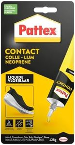Pattex Colle contact type néoprène- Formule Liquide tous matériaux- tube 125 gr