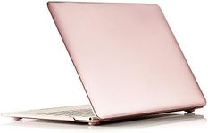 Ruban MacBook 12 inch Case Release (A1534) - Slim Snap On Hard Shell Protective Cover for MacBook 12, Rose Gold