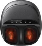 RENPHO Foot Massager with Heat, Shiatsu Massage Machine Deep Kneading, Electric Feet Massage, Air Compression, Christmas Gifts for Women and Men, Fits Up to Size 12, Black