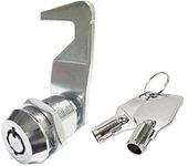 Homak Toolbox Lock Replacement Lock 5/8" Tubular Cam Lock 2 Keys Per Lock 12-6 Key Pull (5/8")