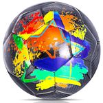 Size 4 Soccer Ball, Champhox Soccer Balls for Boys Youth Size 4 Soccer Balls for Kids Soccer Players Long-Lasting Construction Skill Practicing Gifts Christmas Birthday Back to School