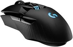 Logitech G903 LIGHTSPEED Wireless Gaming Mouse, HERO 25K Sensor, 25,600 DPI, RGB, Lightweight, Programmable Buttons, 140h Battery Life, POWERPLAY-compatible, Ambidextrous, PC/Mac - Black