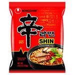 NongShim Shin Ramyun Noodle Soup, Gourmet Spicy, 4.2 Ounce (16 Pack)