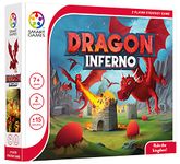 Smart Games - Dragon Inferno -Skill-Building Strategy Game - Educational Brainteazer - Multi-player Logic and Thinking chalenge Game - Ages 7 years + - 2 Players - Multilingual - 523857