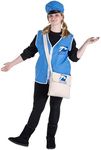 Mailman Halloween Costume Accessory Pack - Blue US Postal Worker Letter Carrier