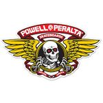 Powell Peralta Skateboard Sticker Winged Ripper Die Cut Red 5"