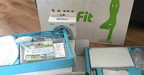 Nintendo Wii Console (Includes Wii Sports) + Wii Fit Bundle - UK PAL Version (Limited Stocks)