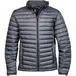 Tee Jays Mens Padded Zepelin Jacket (L) (Space Grey)