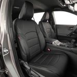 EKR Rav4 Seat Covers Custom Fit for Toyota Rav4 (Hybrid) XSE 2026, Car Seat Cover Full Set for SUV,Factory-Style Interior Upgrade, Easy-Wipe Protection,Faux Leather(Black)
