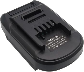 Adapter for Dewalt/for Milwaukee 18V Li-ion Battery Converter Compatible with to Einhell Ozito Tool 20V MAX Li-Ion System Cordless Tools (for Dewalt/Milwaukee Battery to Einhell Ozito Tool)