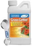 Monterey Grass Getter Bundled with Measuring Spoon - Selective Post Emergent Herbicide - Kills Weedy Grasses, Sethoxydim Herbicide - 8oz