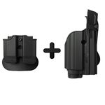IMI Defense Light Laser Roto Holster & Double Mag Pouch for Sig Sauer P226, P229 Pro, 2022, P250 Compact/Full Size, MK25 Pistol Handgun