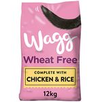 Wagg Wheat Free Complete Dry Adult Dog Food Chicken & Rice 12kg - For Sensitive Stomachs