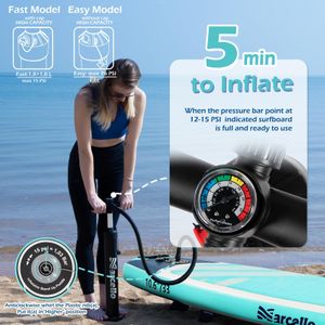 Baudelio Inflatable Stand Up Paddle Board 10’6 – Non-Slip, Ultra-Light, with Backpack & Pump