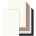 11x17 Inch Large Colored Cardstock Paper White Ivory Black Brown Kraft Grey 20 Sheets 80lb A3 Aesthetic Color Card Stock Printer Paper Sheet for Printing,Poster Board