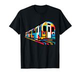 Underground Tube Train Subway Locomotive Railway Enthusiast T-Shirt