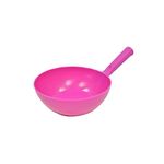 Harold Moore Unisex's Plastic Round Feed Scoop, Magenta, One Size