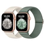 Adepoy Elastic Nylon Band Compatible for Apple Watch Straps 46mm 38mm 40mm 41mm 42mm 44mm 45mm 49mm, Adjustable Braided Stretch Replacement band for iWatch Series 10/9/8/7/SE/6/5/4/3/2/Ultra/Ultra 2