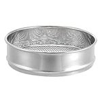 PATIKIL 5 Mesh Lab Sieve, 8" Diameter Test Sieve 304 Stainless Steel Wire Cloth (4mm) for Industrial Laboratory