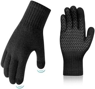 MAGISDU Kids Gloves Winter Alpaca Wool Warm Knit Gloves Touchscreen Stretchy Thermal for Boys Girls Children Toddler Youth