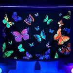 Blacklight Butterfly Tapestry, Colo