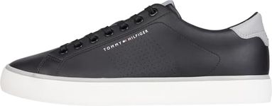 Tommy Hilfiger Men TH HI Vulc Low CORE Seasonal, Black, 43 EU