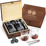 Gifts for Men Dad, Father's Day, Whiskey Stones Set, Birthday House Warming Anniversary Wedding Gift for Him Husband Groomsmen Grandpa Boyfriend, Man Cave Gifts Cool Gadgets Present for Scotch