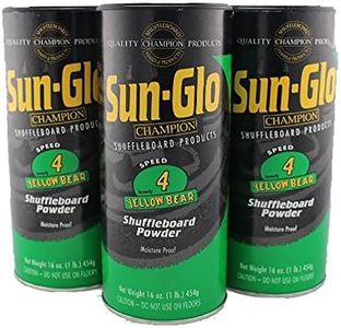 Sun-Glo #4 Speed 3 Pk Yellow Bear Shuffleboard Wax