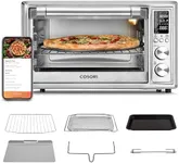 COSORI Smart 13-in-1 Air Fryer Toaster Oven Combo, Airfryer Rotisserie Sous Vide Convection Oven Countertop, Bake, Broil, Roast, Dehydrate, 134 Recipes & 4 Accessories, 32QT, Silver, Stainless Steel