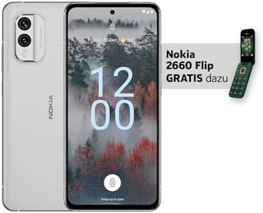 Nokia X30 5G 6.43 Inch Smartphone with AMOLED PureDisplay, FHD+, 6/128 GB, Gorilla Glass Victus, 50MP PureView OIS Camera, Ultra-Fast Charging with 33W - White 6GB/128GB