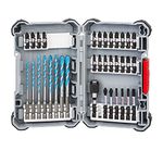 Bosch Professional 35 pieces MultiConstruction Drill Bit & Impact Control Screwdriver Bit Set (Pick and Click, HEX-9, Accessories for Impact Drivers)