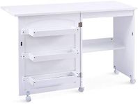 CASART 2-In-1 Sewing Table, Foldabl