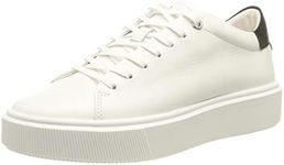 Ted Baker Women's Lornea Sneaker, White Blk, 8.5 US