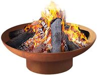 Grillz 70cm Fire Pit Portable Campi