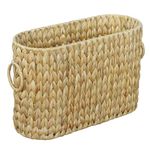 Coeusy Toilet Paper Storage,Toilet Paper Basket for Bathroom,Water Hyacinth Toilet Paper Organizer for 6-9 Mega Rolls,Wicker Storage Basket for Bathroom,Kitchen,Under Sink