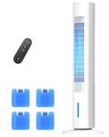 AIRTHRYL 35 INCH Evaporative Air Cooler, 3-IN-1 Quiet Portable Air Conditioners Windowless with 3 Speed, Bedroom Office