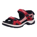 ECCO,Women,OFFROAD,Flat Sandal,CHILI RED/DAMASK ROSE,4.5