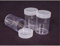 ROUND COIN STORAGE TUBES (Quantity of 10) - HALF DOLLAR