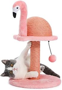 PAWZ Road - Árbol de Gato con Forma de Flamenco, Poste de Bola rascador Moderno para Gatito, Flamenco, 48 cm