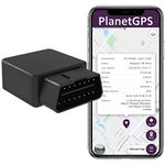 PlanetGPS (OBD 4G) - OBD2 GPS Tracker with OBDII Diagnostics for Cars Trucks Fleet with Worldwide Coverage - Subscription Required (Starting $7.50 CAD/Month)