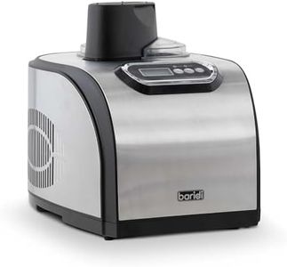 Baridi 1.5L Home Ice Cream Maker, Gelato, Frozen Yoghurt & Sorbet Machine with Fast Freeze Compressor Cooling - DH50