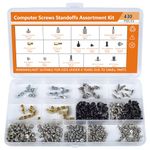 M.2 SSD Standoffs Mounting Motherboard Screws Set,430pcs Computer Screws Assortment Kit for SSD HDD Hard Drive PC Fan Chassis ATX Case Graphics Power Supply,for DIY PC Installation Repair