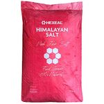 Hexeal Himalayan Pink Salt 25kg – 25kg Bag of Fine, Food Grade Salt – Suitable for Seasoning & Cooking – 100% Natural Salts for Soothing Baths, Beauty & Cosmetics