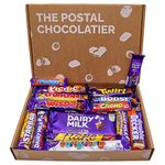 Chocolate Cadbury Hamper Box, with Dairy Milk, Twirl, Wispa, Chomp, Boost, Picnic, Large Variety Selection Box For Kinds, Birthday, Celebrations, Last Minute Gifts, Special Occasions