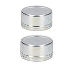 AB Tools Replacement 55.5mm Dust Hub Cap Grease Cover for Alko Trailer Drums 2 Pack