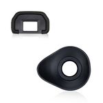 2 Types Camera Eyecup JJC Eye Cup Eyepiece Viewfinder for Canon 6D Mark II 6D 5D Mark II 5D 90D 80D 70D 60D 60Da 50D 40D 30D 20Da 20D 10D etc Replaces Canon Eye Cup Oval Soft TPU Rubber -2 Pack