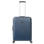 DELSEY PARIS Misam 66 Cms Medium Abs Hardside 4 Spinner Wheels Suitcase/Luggage/Trolley Bags For Travel With Tsa Lock (Blue)