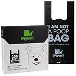 300 Counts Extra Thick Black Biodegradable Pet Poop Waste Bags With Handles for Dogs, Ocean Wind-Scented